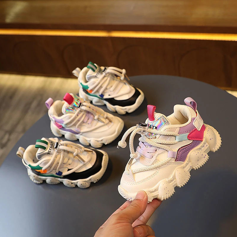 2023秋季新款小孩儿童鞋子时尚男童运动鞋软底女童休闲鞋中小童鞋