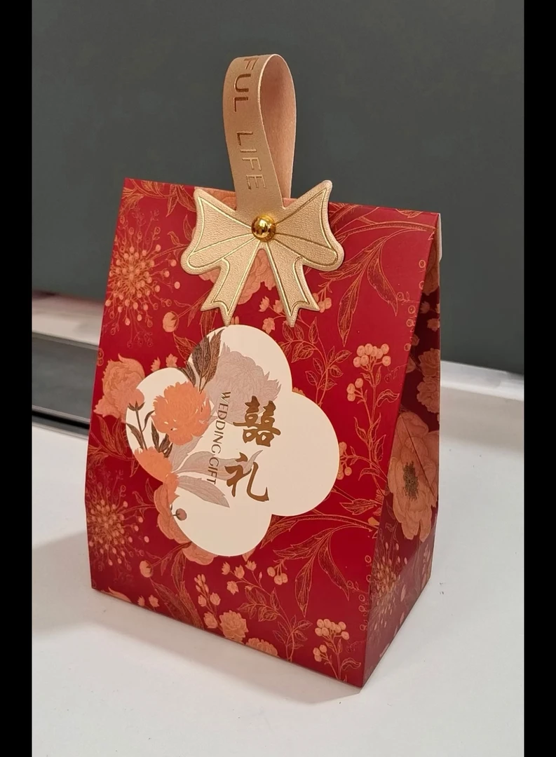 喜礼三角手提盒结婚订婚专用