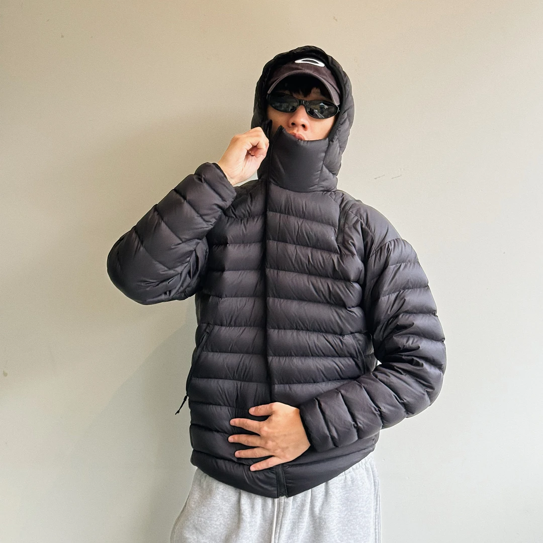 oarism 24AW 排骨羽绒服新品男女防泼水保暖休闲八条拉链夹克外套