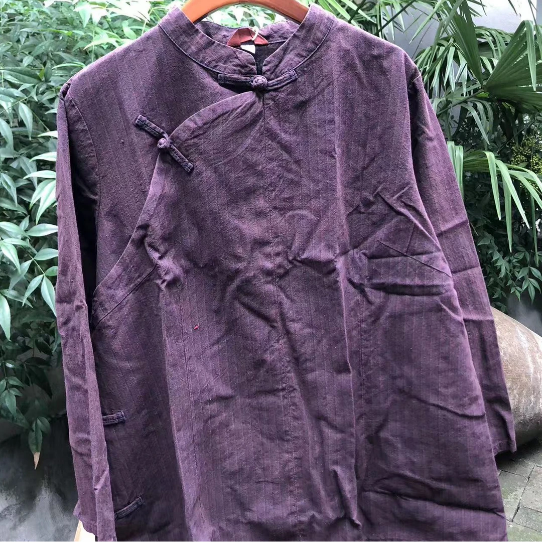 桑在云间 复古九分袖旗袍上衣