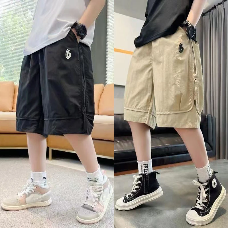 【清款不补】速干运动洋气韩版外穿男孩宽松潮流男休闲夏季薄款短裤