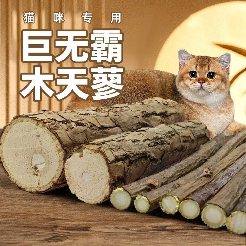木天蓼棒超大木天蓼逗猫棒自嗨啃咬磨牙猫薄荷洁齿清新口气猫零食