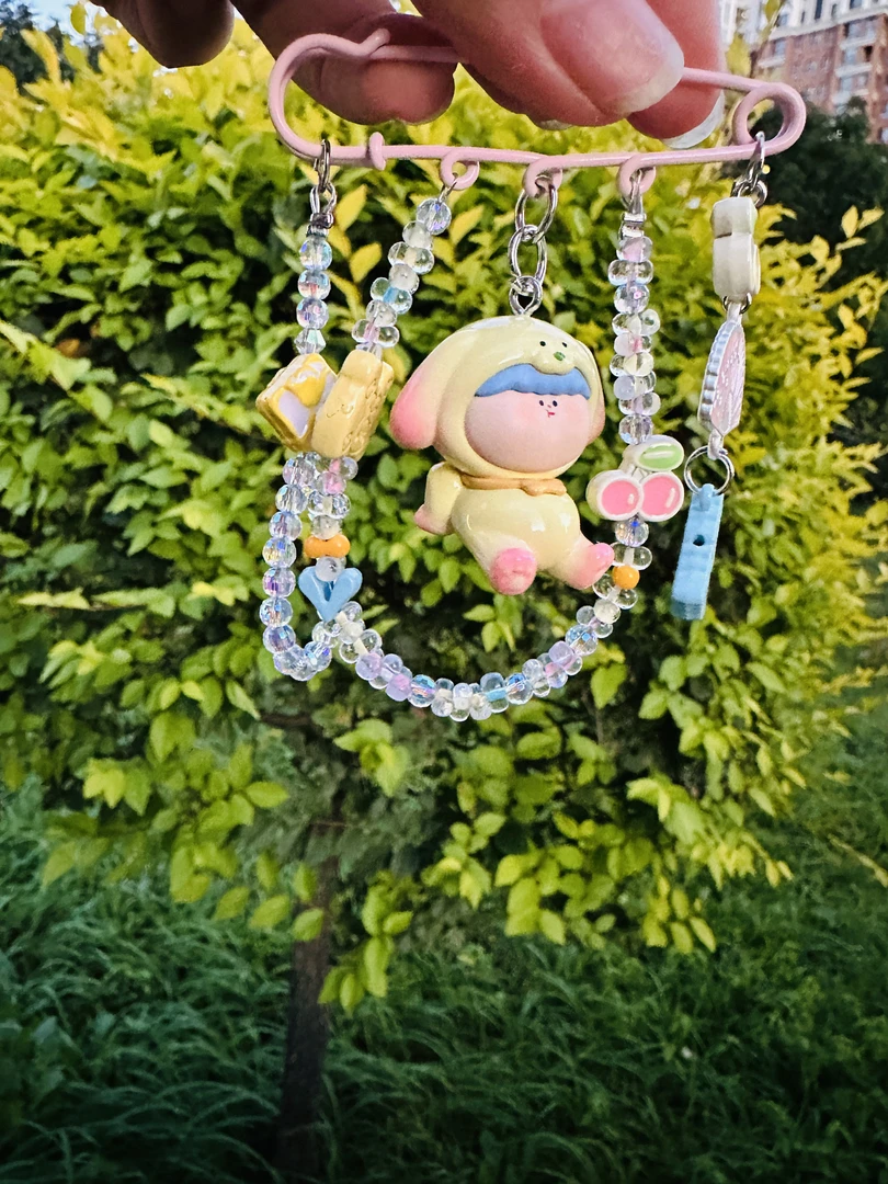 正版萌粒diy【手机链】手工制作