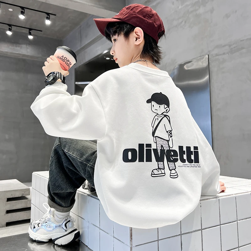 男童秋款卫衣2024新款上衣中大儿童时髦痞帅潮 【宝泰】AF186