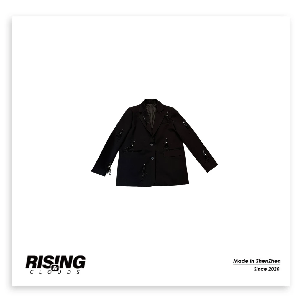 RISING&CLOUDS【莎莎】深圳南油流浪丹宁显瘦宽松百搭西服090083