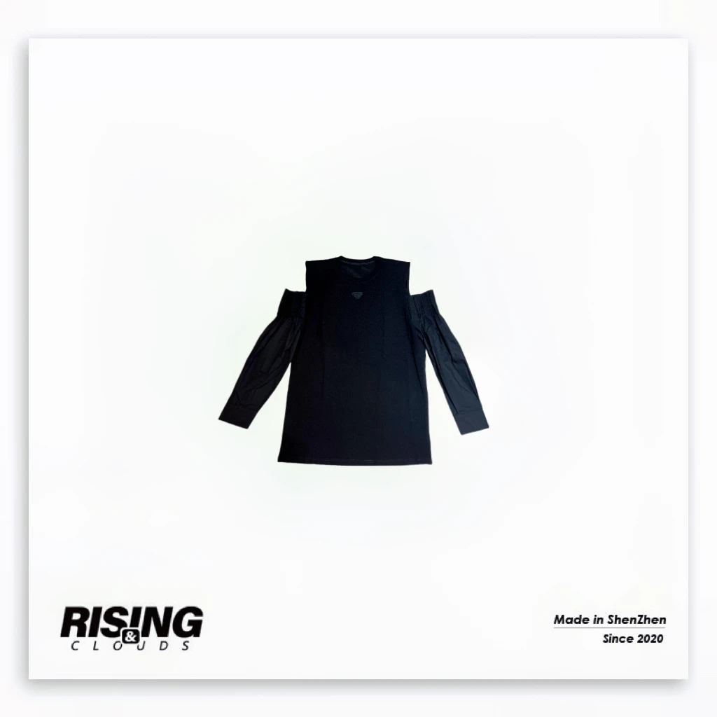 RISING&CLOUDS【莎莎】深圳南油经典露肩设计舒适休闲卫衣070368