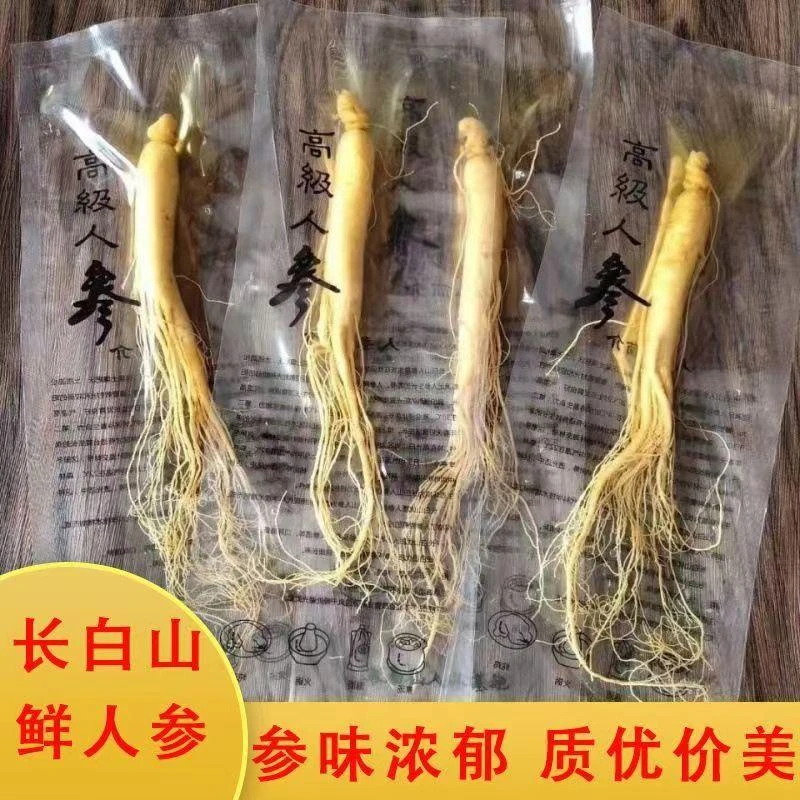 【19.9/10根】东北吉林长白山人参保鲜参泡酒参煲汤滋补参人参