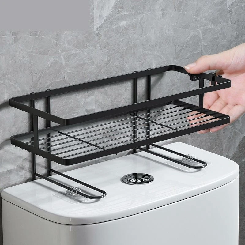 卫生间马桶置物架上方免打孔浴室储物收纳柜洗手间厕所放架子神器