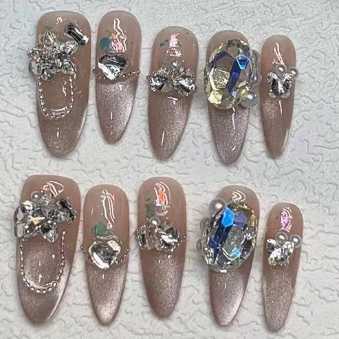 010（美人）花仙子手工美甲