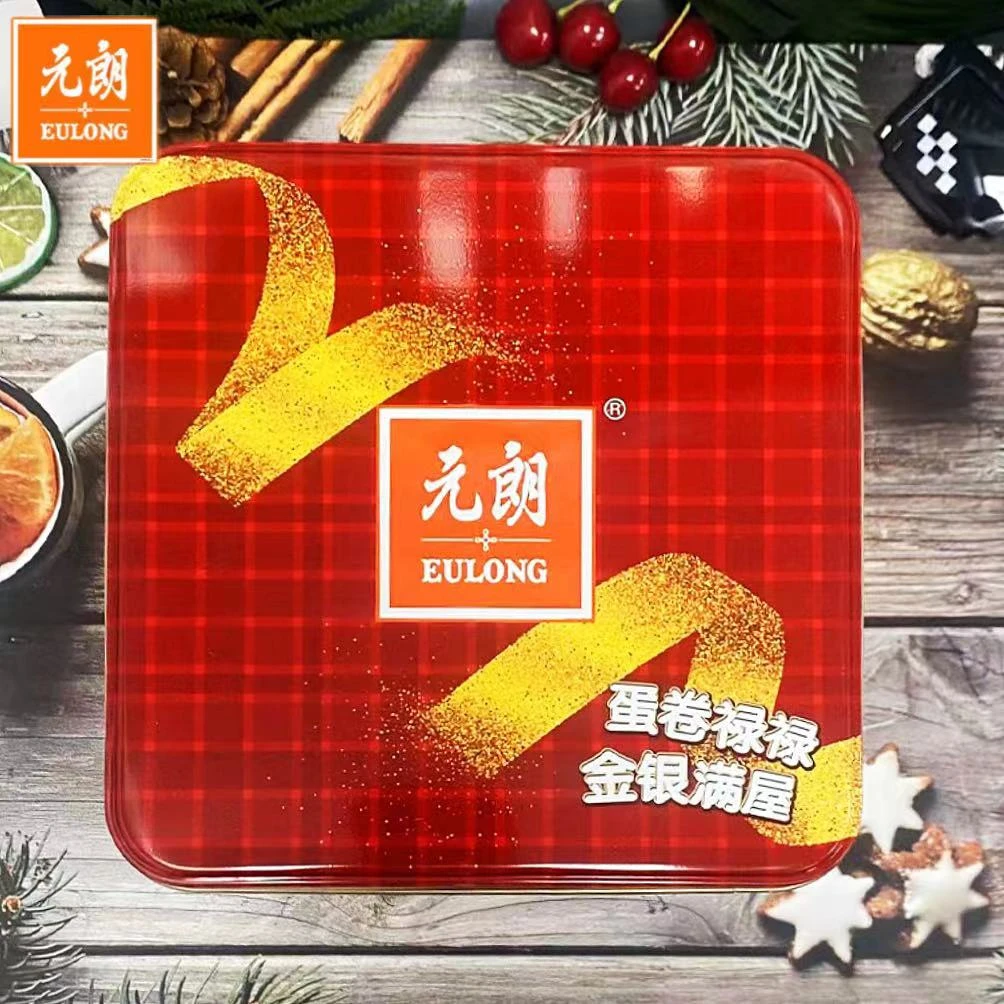 元朗蛋卷王礼盒包装手工鸡蛋卷酥蛋黄卷零食休闲食品酥脆香甜454g