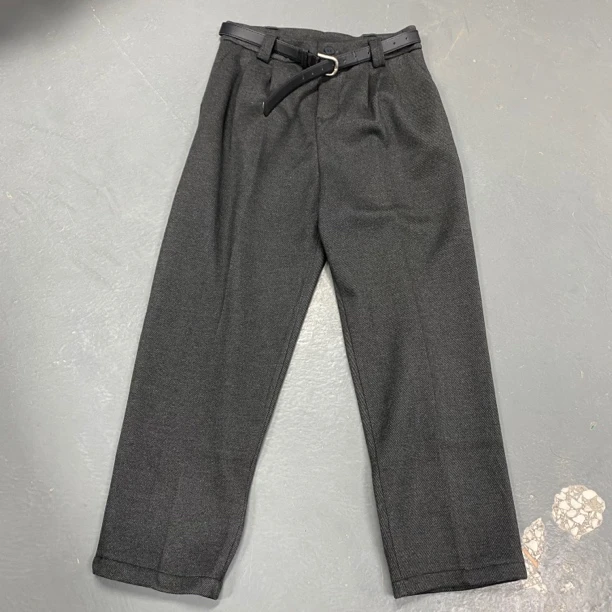 断码清货奶奶裤加绒加厚钻石绒毛呢休闲裤