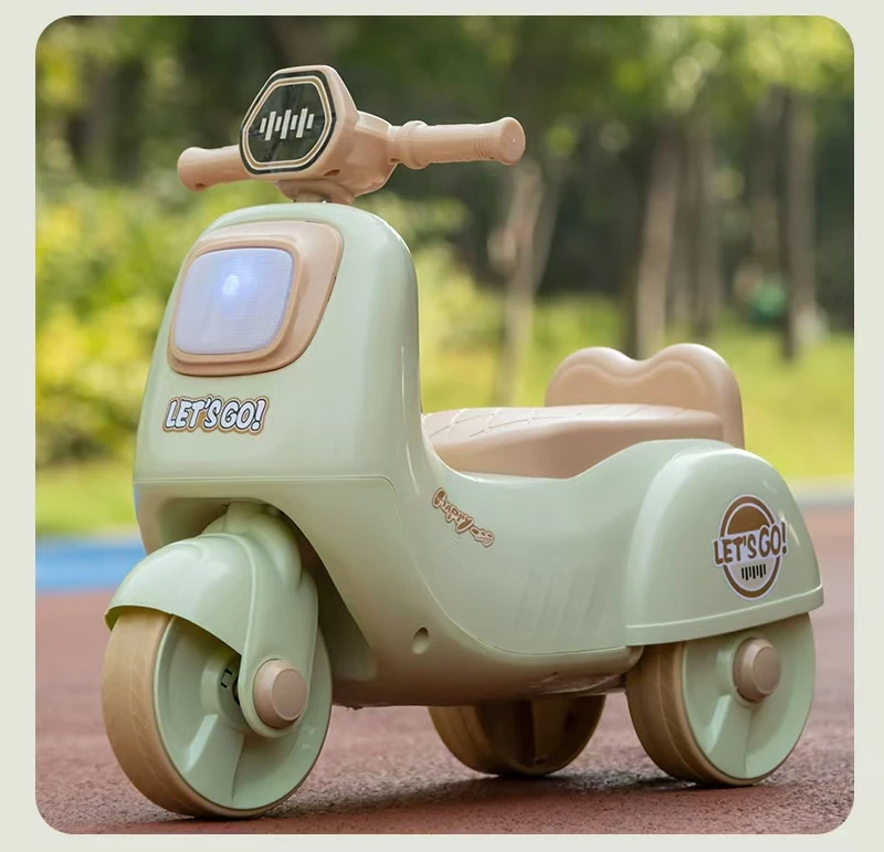 带音乐灯光1-3岁儿童可滑行摩托车造型婴幼儿滑行车(滑行款)