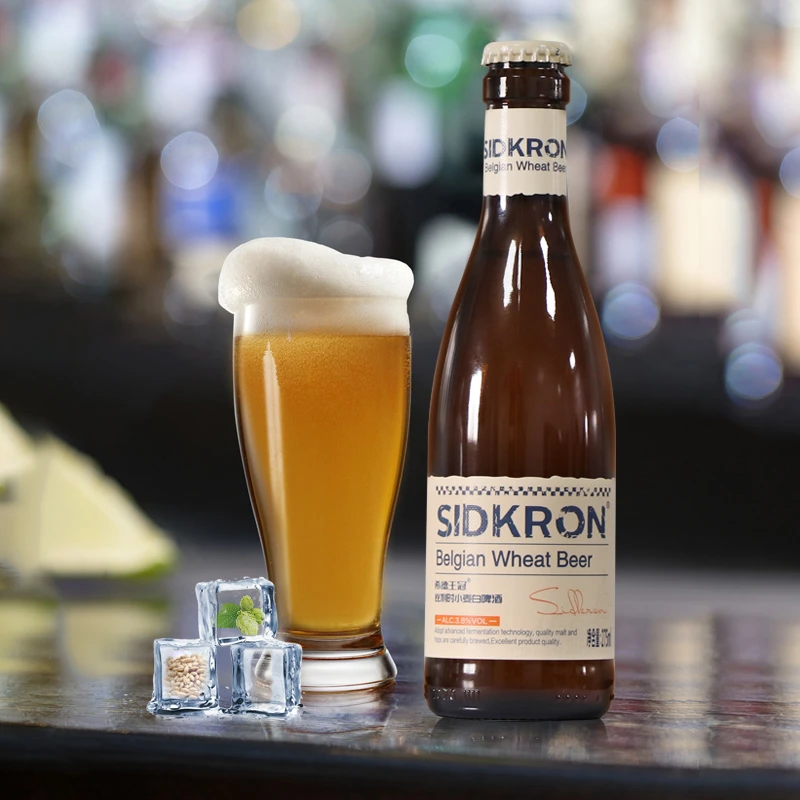 比利时风味 希德王冠小麦白啤酒 275ml*24瓶酒吧KTV低酒精3.8度