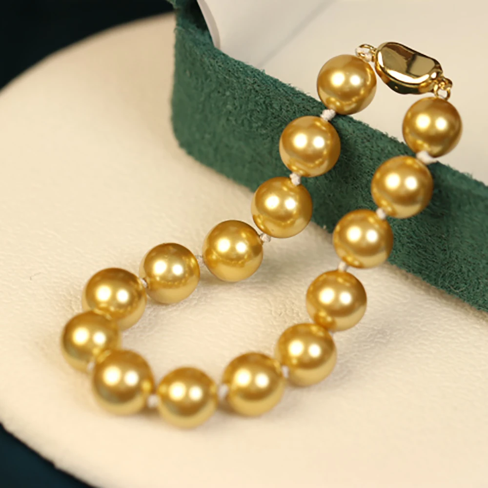 合金仿珍珠手链 【气质茶金】浓茶金色气质百搭高奢时尚手链E001