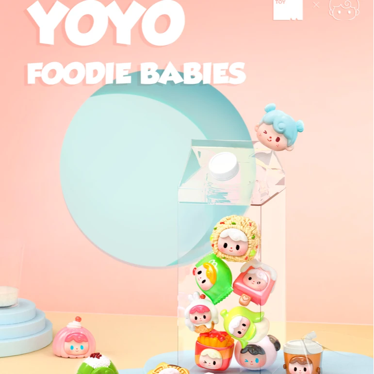 【拆盒】新款YOYO右右吃货宝宝系列盲盒手办潮玩礼物