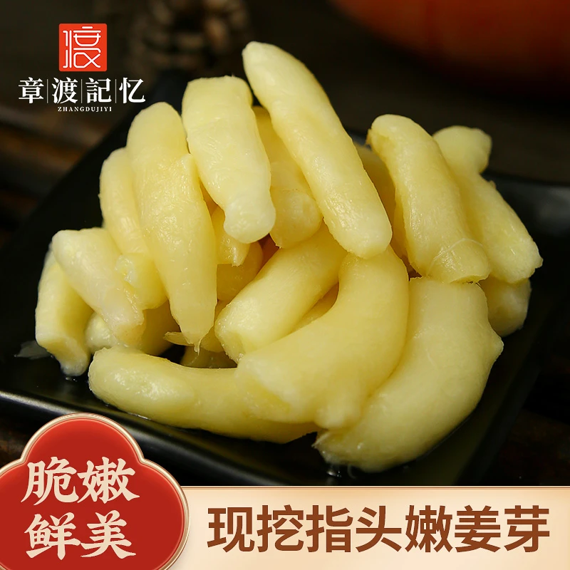 章渡记忆糖醋嫩姜姜芽醋泡新鲜生姜农家传统手工酸甜腌制下饭菜