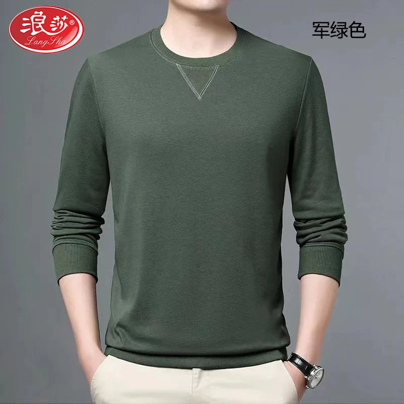 【粉丝福利专享】浪莎时尚加厚保暖圆领棉质卫衣NY66A