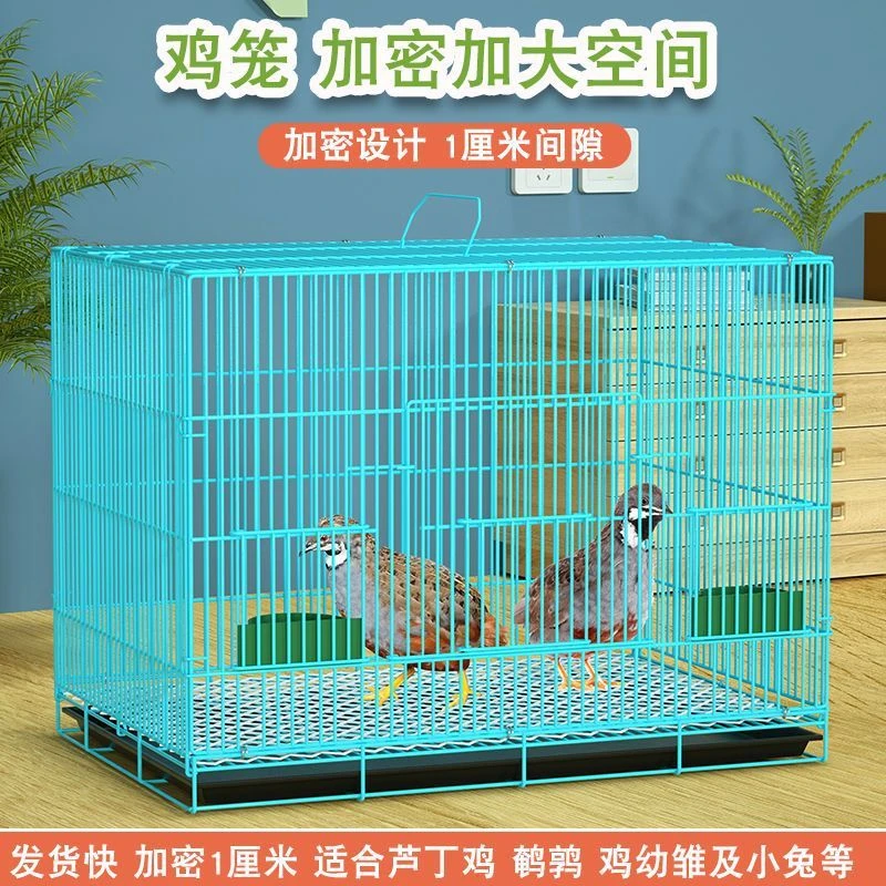 芦丁鸡笼子加密室内鸟笼子家用鹌鹑养殖笼子批发小号鸡笼兔笼