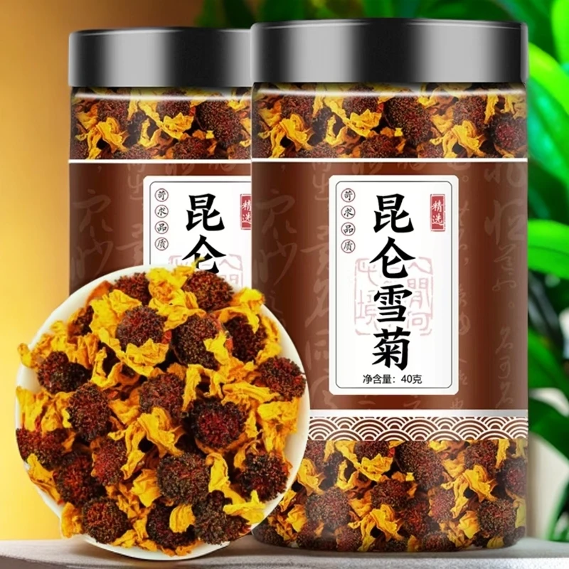 精选昆仑雪菊新疆天山学菊花泡水泡茶正品纯手工采摘罐装40g