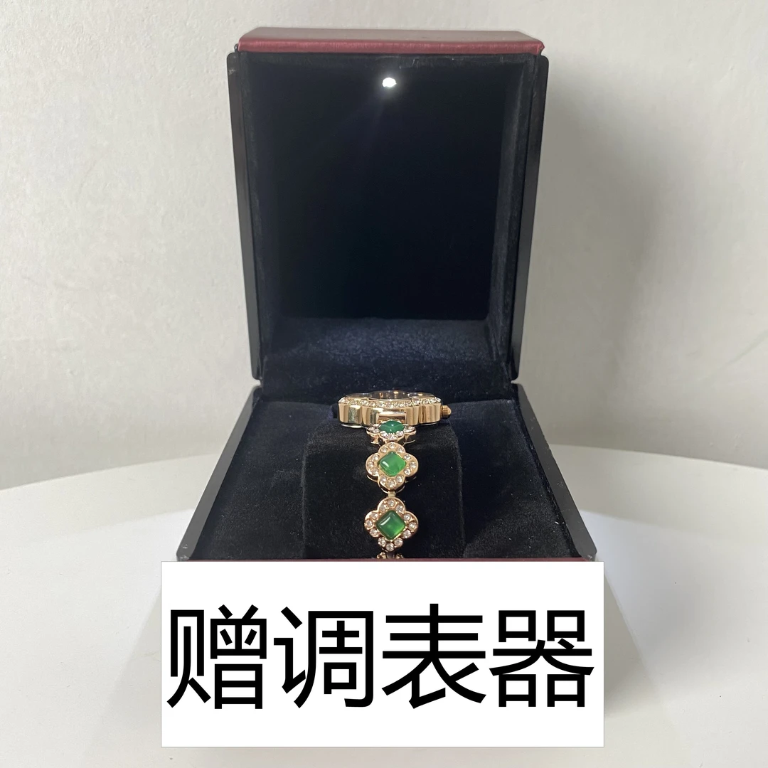 1652【赠调表器】时尚气质绿色女士手表