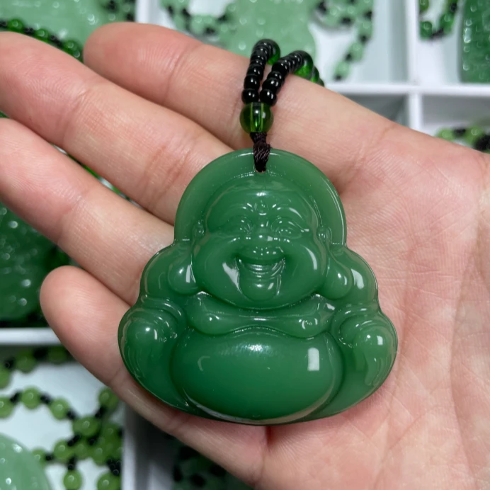 深绿元宝大度佛公