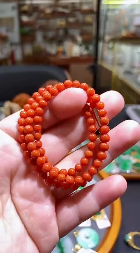 【闪购商品】南红玛瑙颈饰未镶嵌珠串 （多样性发其一）
