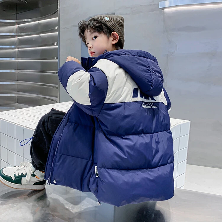 男童羽绒服冬季加厚2023新款正品鸭绒儿童冬装羽绒面包服外套男孩