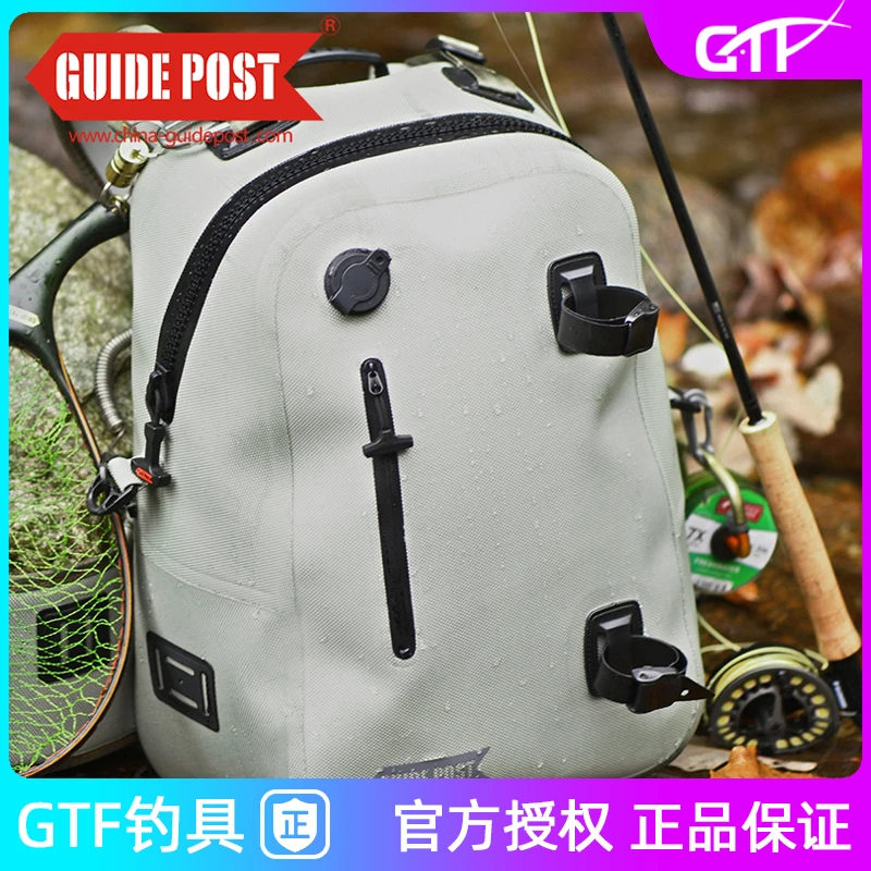 路标气密包防水救生浮力多功能单双肩户外运动斜跨溪流路亚渔具包