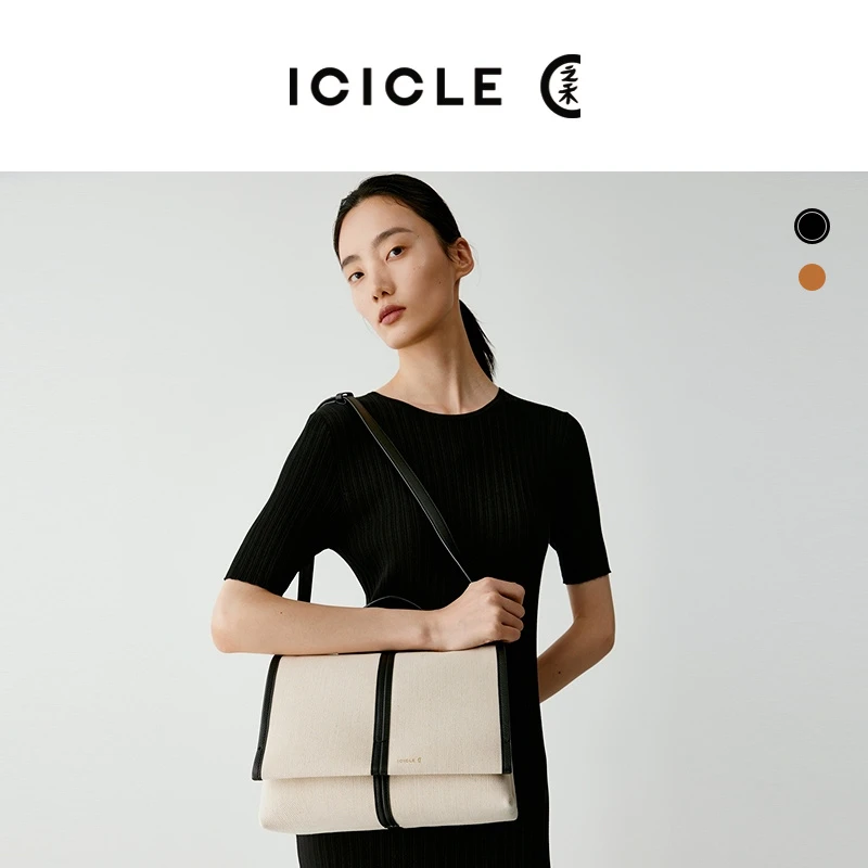 ICICLE之禾女装帆布思丽特斜挎包1254