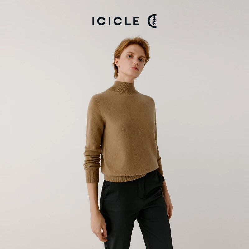 【无缝羊绒】ICICLE之禾女装秋冬羊绒衫内搭针织衫