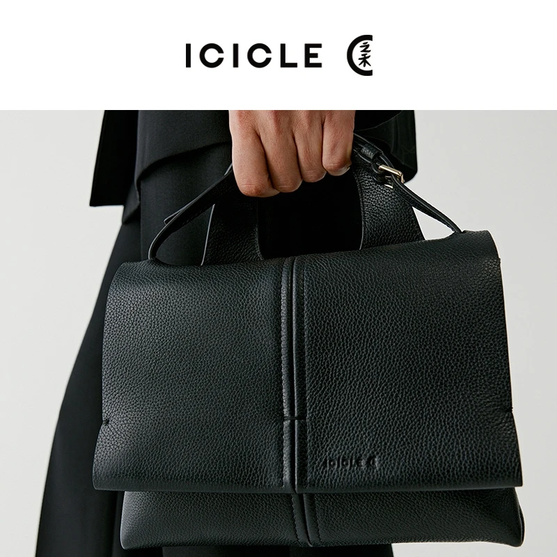 【纳帕牛皮系列】ICICLE之禾女装夏季纳帕牛皮革思丽特包