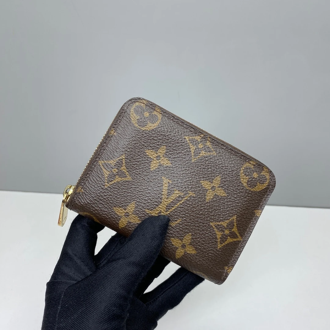 95新 LV 97新LV棕色老花7586卡包零钱包 尺寸11x8.5x2