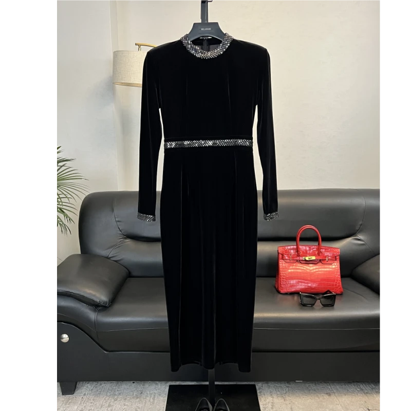 【晚宴名流】设计师款女装新款百搭轻奢时尚优雅修身连衣裙女