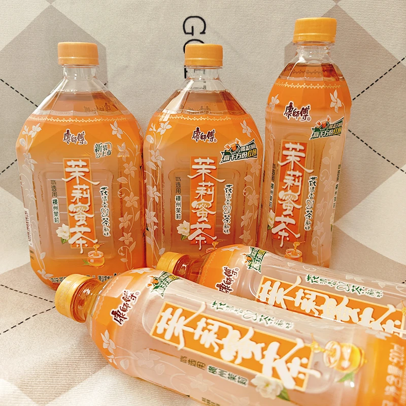 康师傅茉莉蜜茶500ml/1L茶饮品茶饮料解暑茶饮料聚会年货茶饮