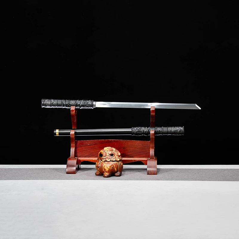 88盲盒隐藏款 龙泉刀剑 05188 魔云棍刀-高性能锰钢 未开刃