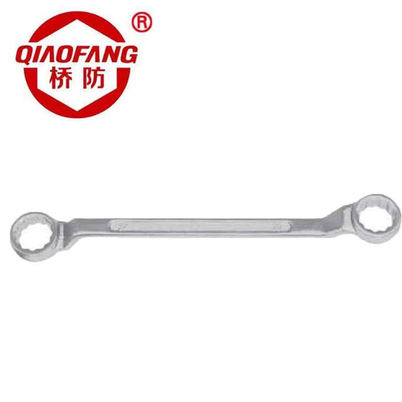 桥防不锈钢双头梅花扳手