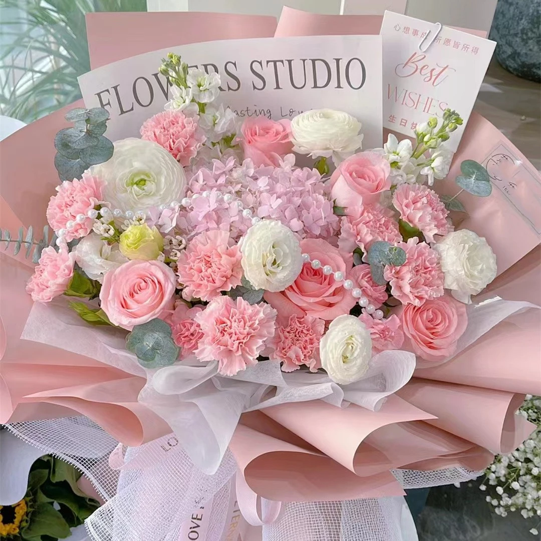 妇女节仿真花束康乃馨成品假花香皂花生日送妈妈婆婆奶奶老师长辈