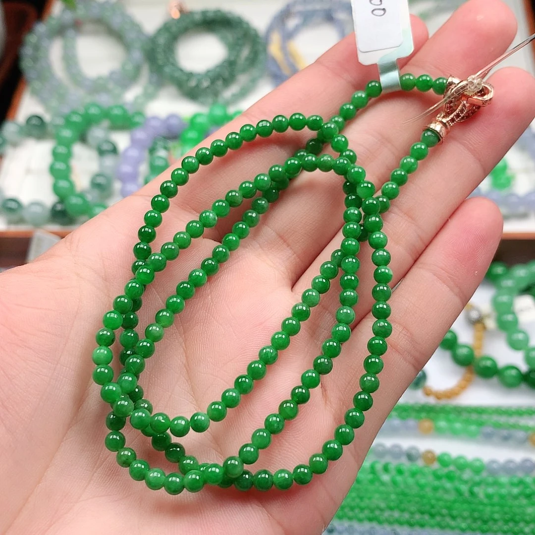 翡翠手串未镶嵌项链