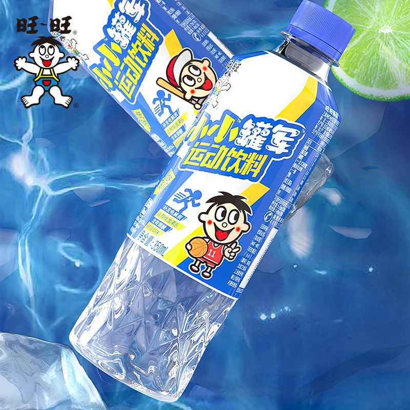 旺旺电解质水小小罐军运动饮料补充维生素350ml*6/12瓶-DYM