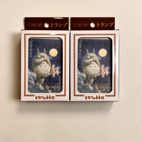 【代拆】ENSKY宫崎骏龙猫系列收藏扑克牌卡牌