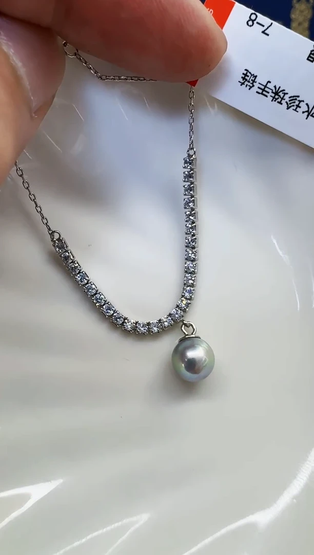 【闪购商品】海水珍珠AQ银S925镶嵌手链 @@YS008