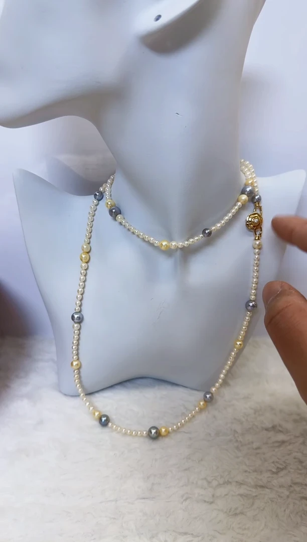 【闪购商品】海水珍珠AQ未镶嵌海水珍珠毛衣链@@YC338
