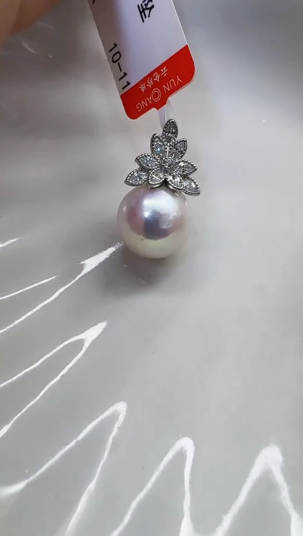 【闪购商品】淡水珍珠AQ银S925镶嵌吊坠 @@BD115