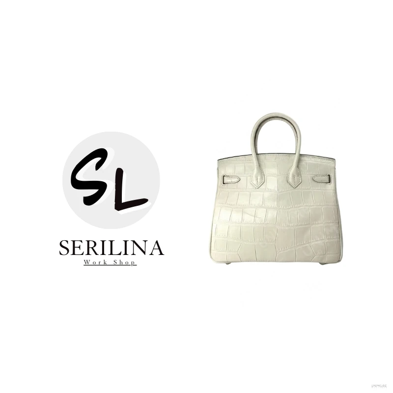 经典手提鳄鱼纹包【G258】