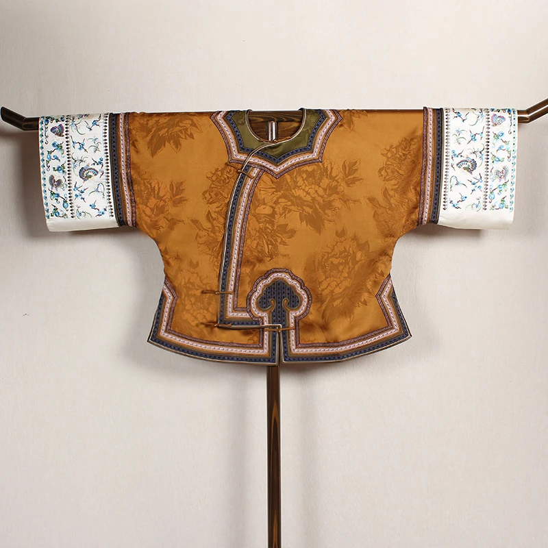 【晏殊】复古新中式纯手工桑蚕丝香云纱中国风提花民族风女士上衣