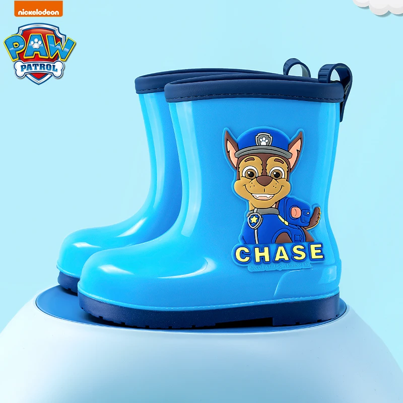 PAW PATROL/汪汪队立大功儿童雨鞋宝宝防滑雨靴学生雨天防水胶鞋