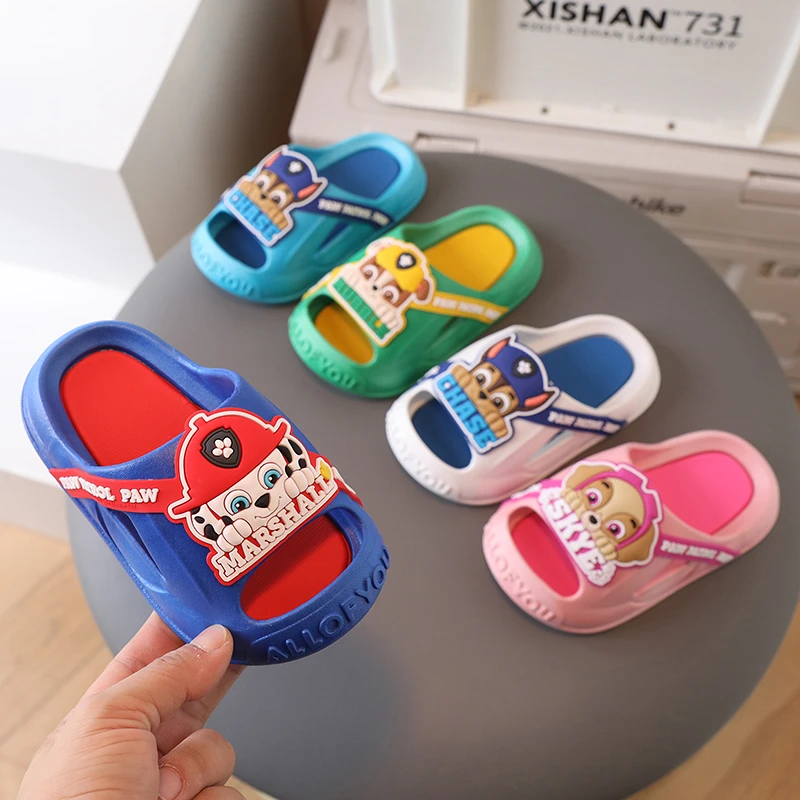 PAW PATROL/汪汪队立大功儿童拖鞋夏季软底外穿宝宝女童卡通凉拖