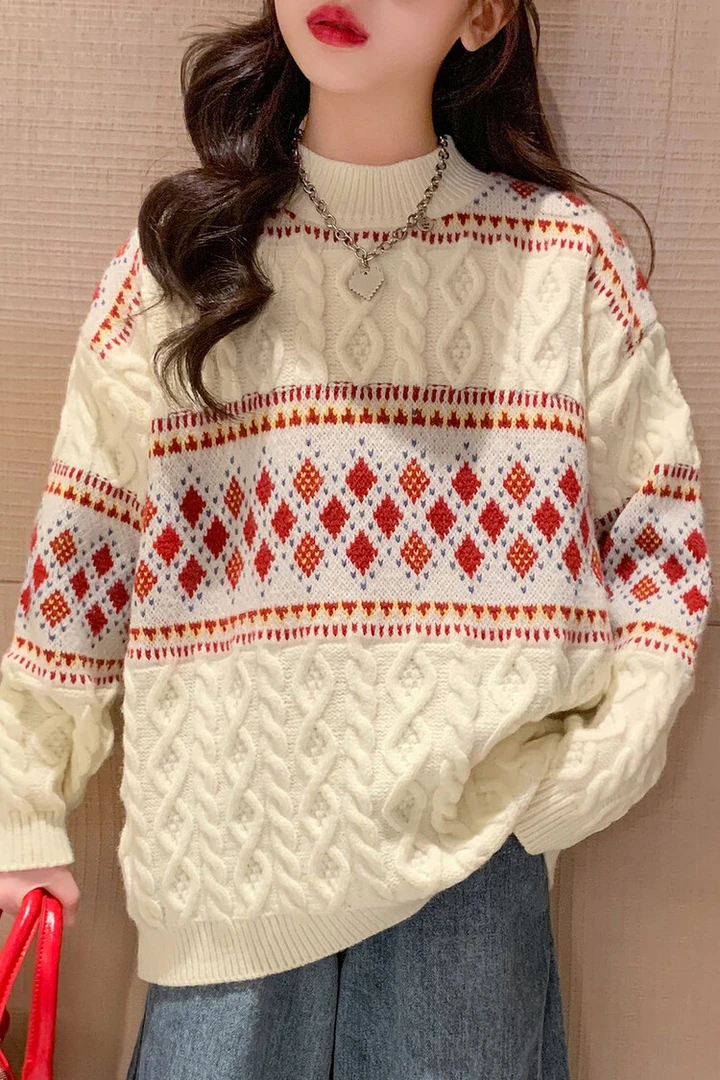 女童毛衣2024新款冬季打底针织衫毛衫2024新款儿童女款线衣秋冬款