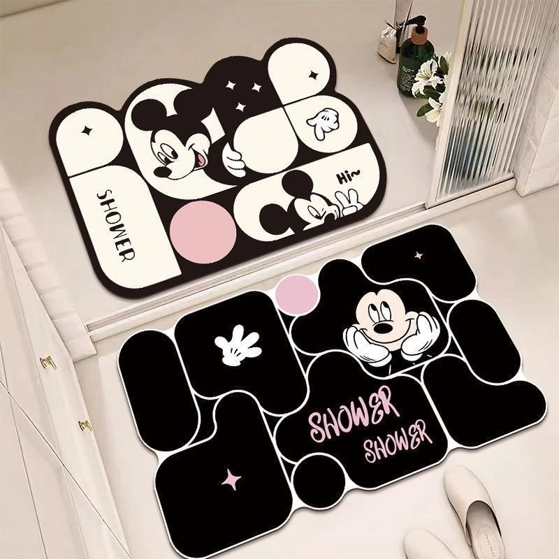 【新款】硅藻泥卡通浴室防滑垫卫生间门口地垫子可水洗家用脚垫地毯