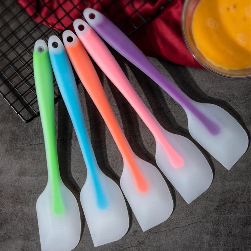 妙邦奇家用半透明一体刷油烘培工具蛋糕奶油抹刀硅胶刮刀大号烧烤